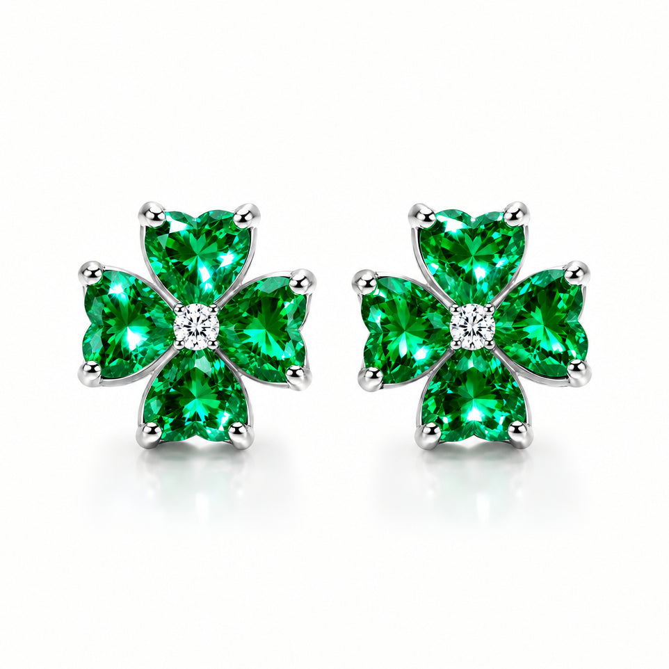Emerald Heart Clover