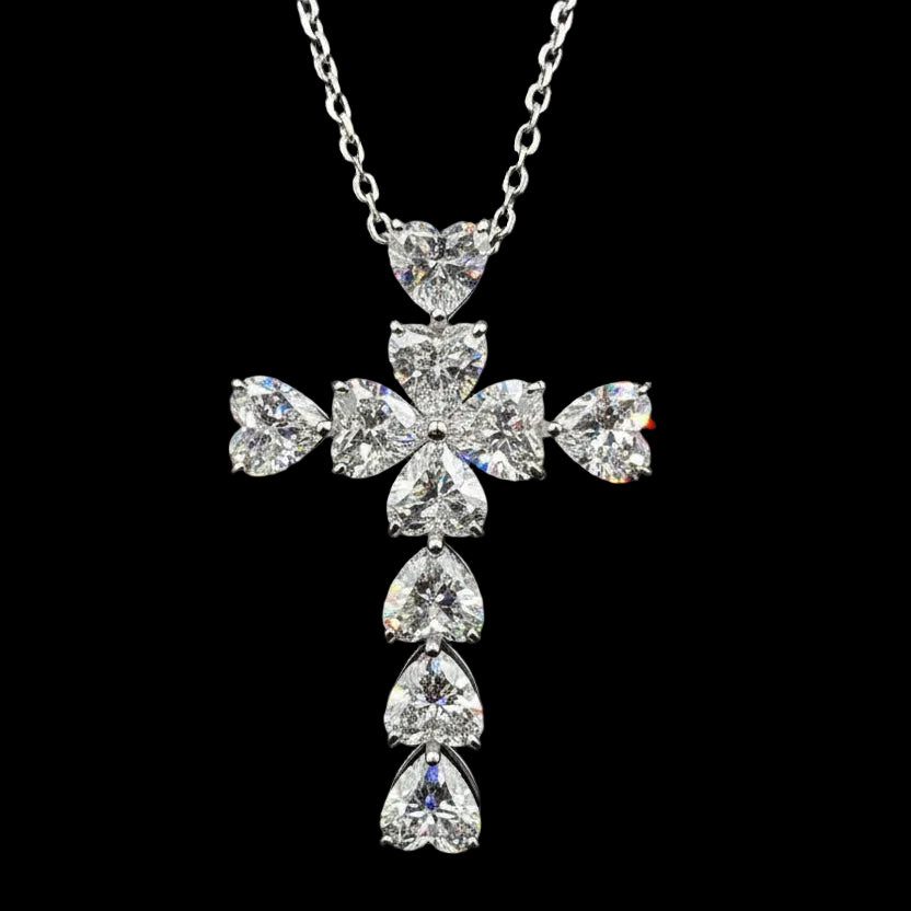 Heart Cross ネックレス