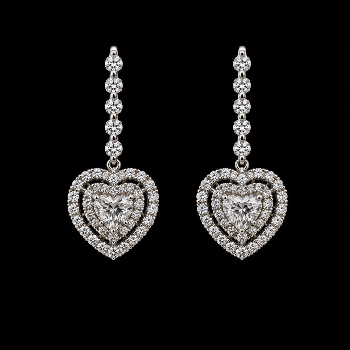 Triple Heart ピアス