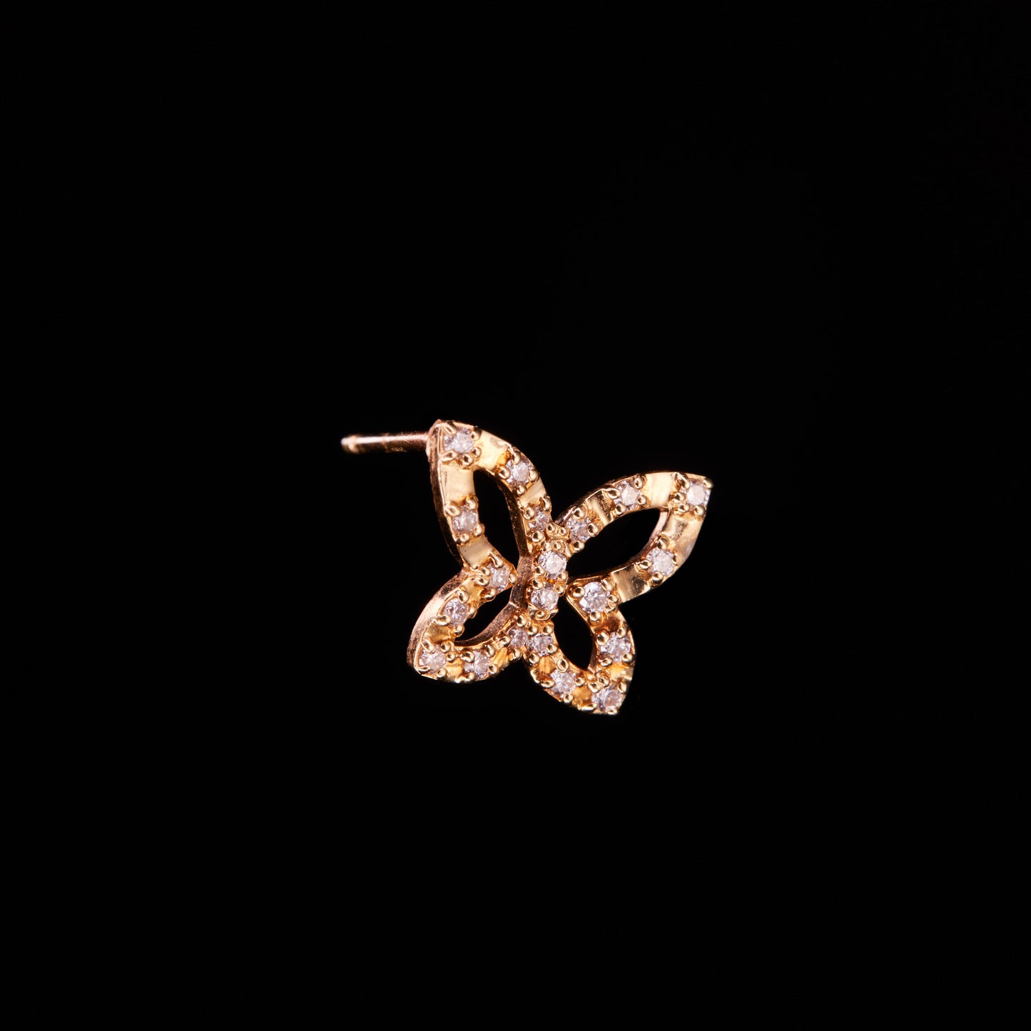 Butterfly ピアス Open Small